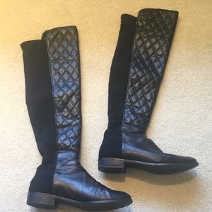 Stuart Weitzman Black Over The Knee Boots Size 5.5